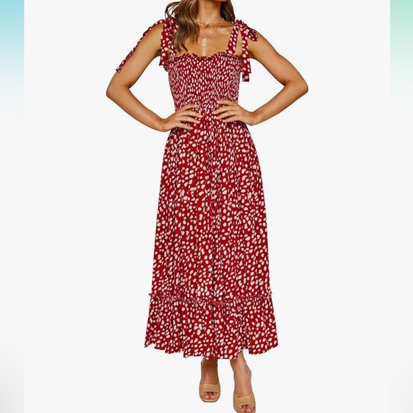 Red Polka Dot Dress - Picture 2 of 4